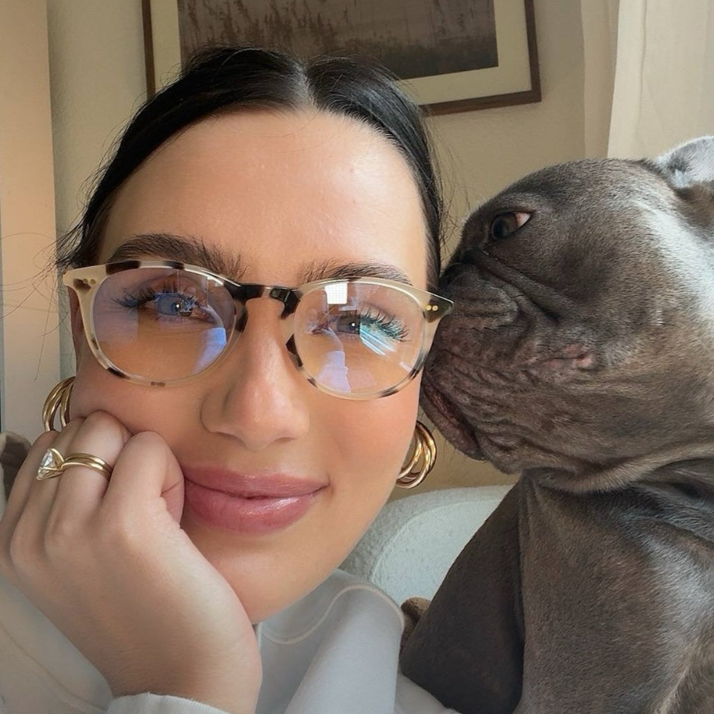 JAXSON - CREAM TORTOISE + BLUE LIGHT TECHNOLOGY GLASSES