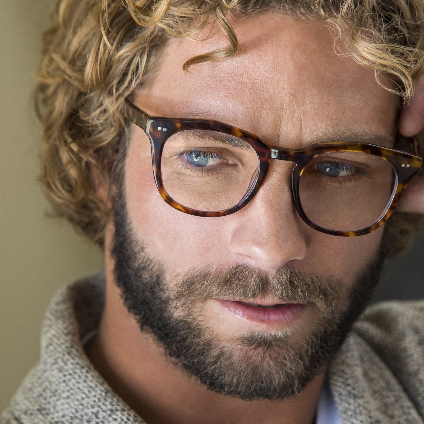 WESTON - AMBER TORTOISE + BLUE LIGHT TECHNOLOGY CLEAR GLASSES