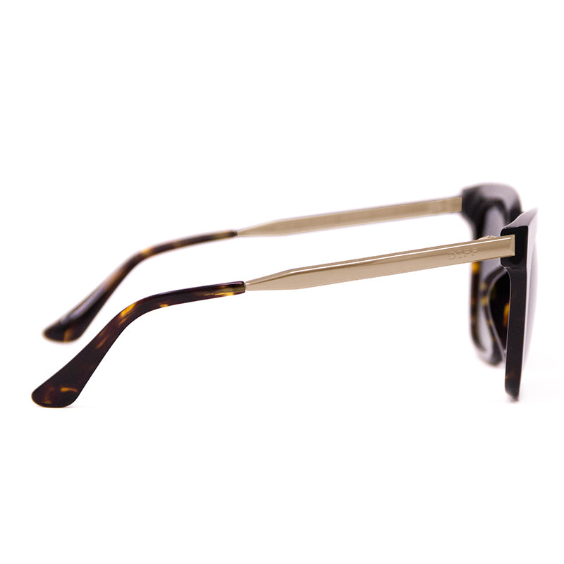 BELLA - AMBER TORTOISE + STEEL GRADIENT + POLARIZED SUNGLASSES