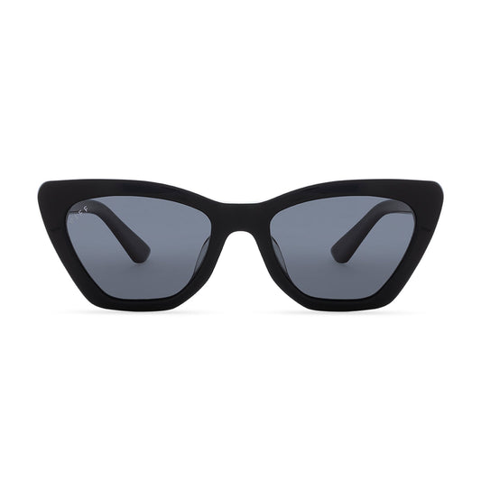 CAMILA - BLACK + GREY SUNGLASSES