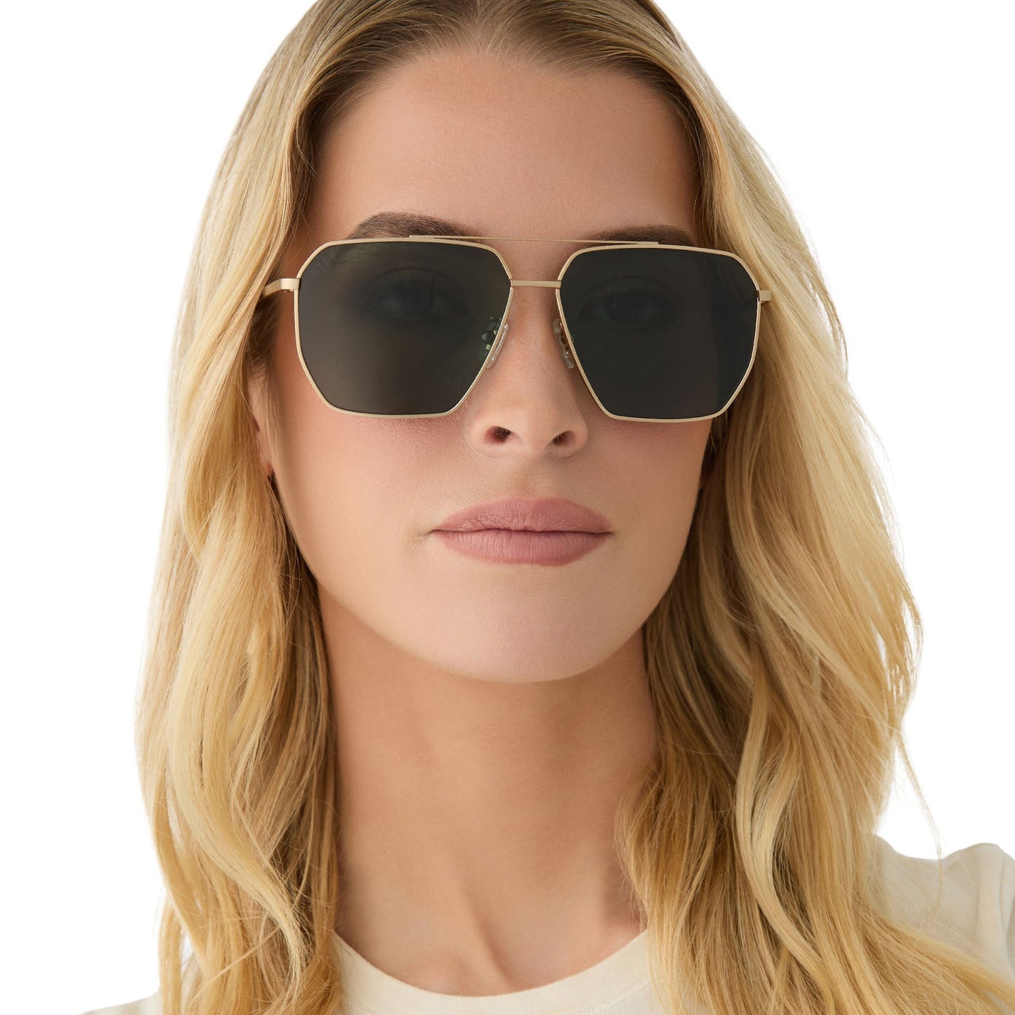 BERKELY - BRUSHED GOLD + G15 SUNGLASSES