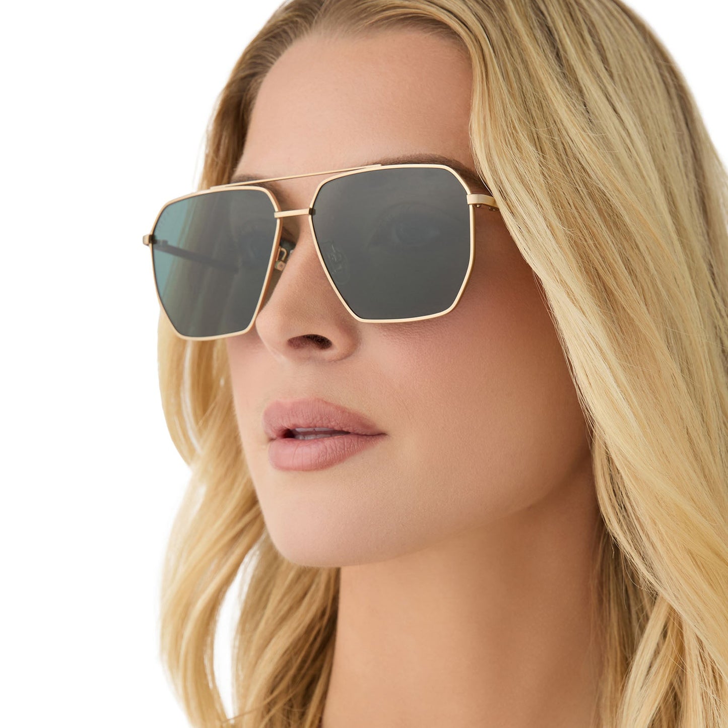 BERKELY - BRUSHED GOLD + G15 SUNGLASSES