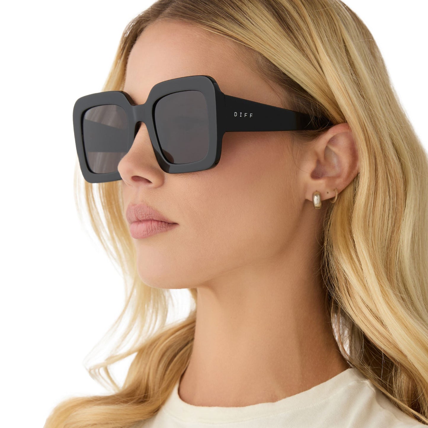 CHARISE - BLACK + GREY + POLARIZED SUNGLASSES