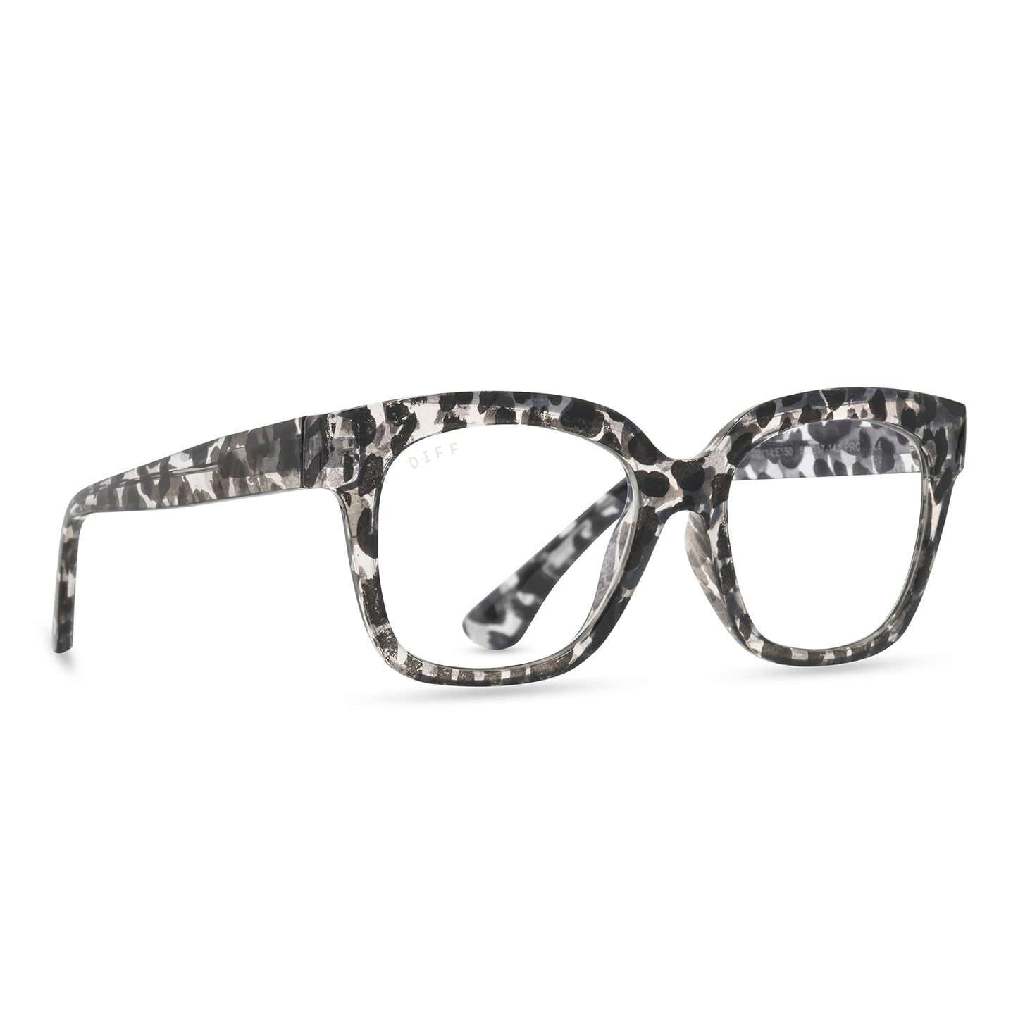AVA - CLEAR LEOPARD + BLUE LIGHT READERS