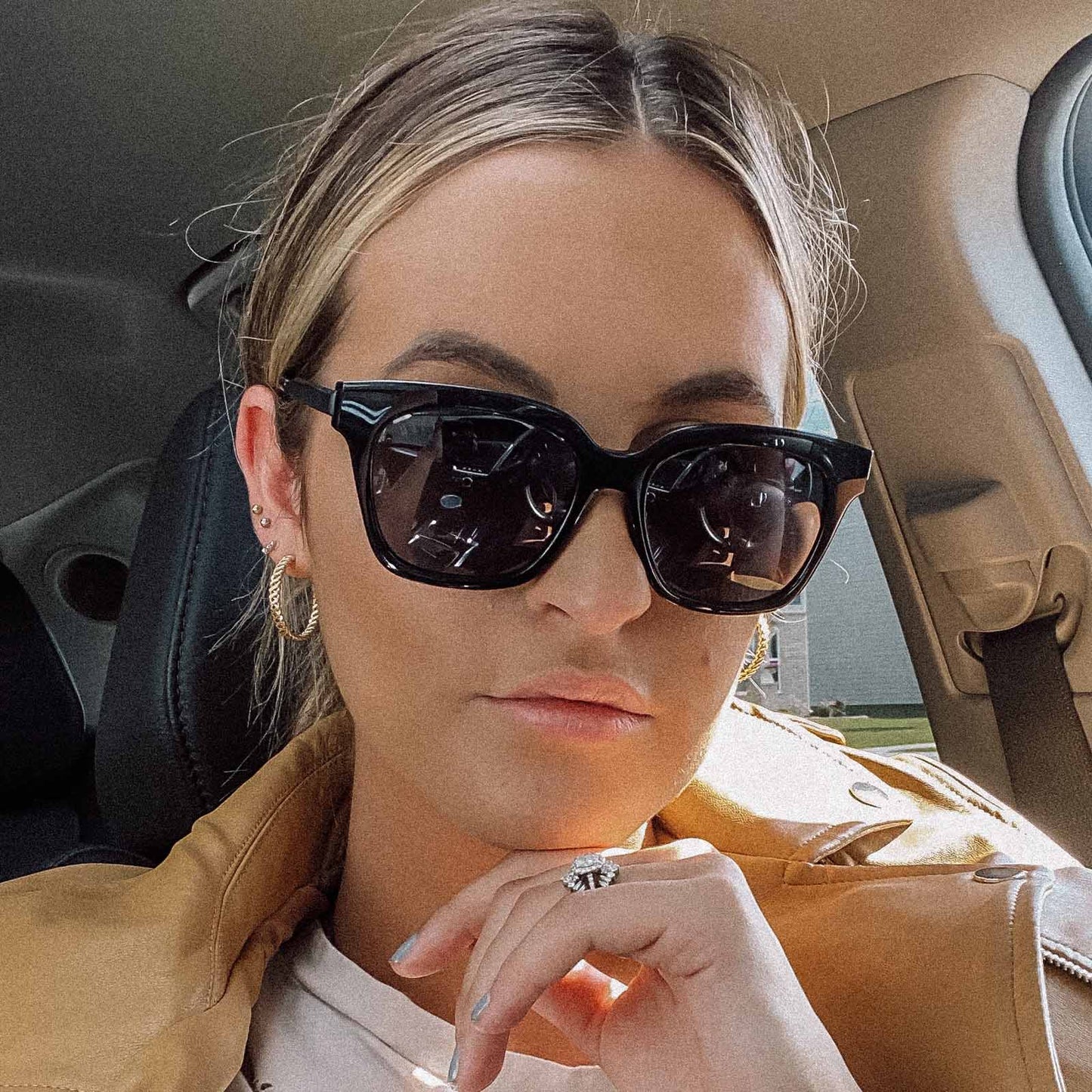 BELLA XS - BLACK + GREY + POLARIZED SUNGLASSES