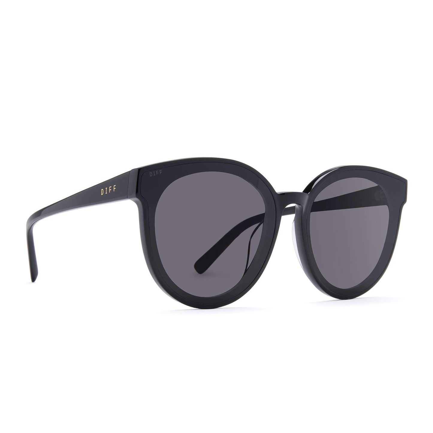 GEMMA - BLACK + GREY SUNGLASSES