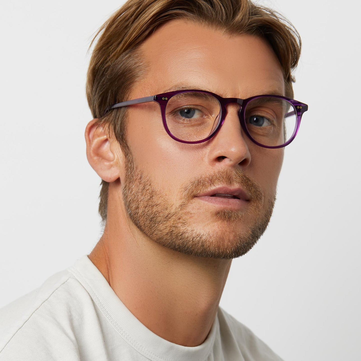 JAXSON - POSH PURPLE CRYSTAL + PRESCRIPTION GLASSES