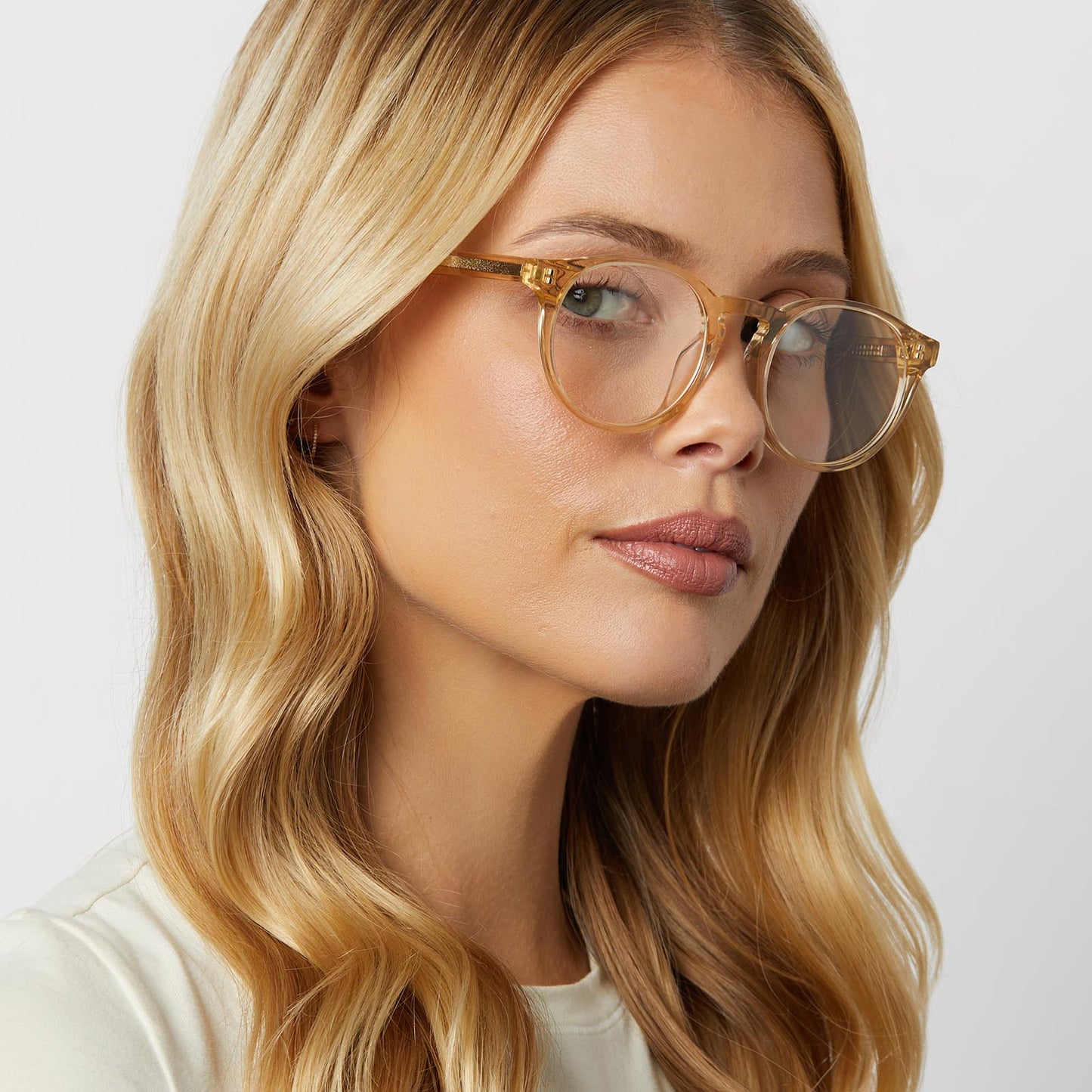 SAWYER - HONEY CRYSTAL + PRESCRIPTION GLASSES