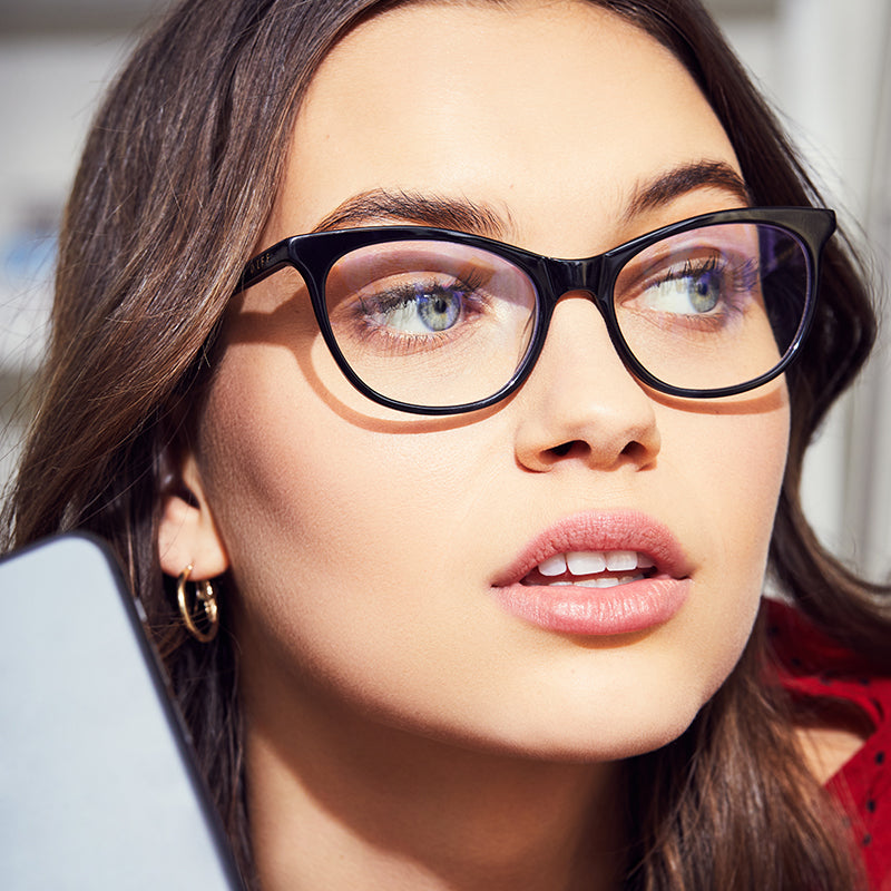 JADE - BLACK + PRESCRIPTION GLASSES