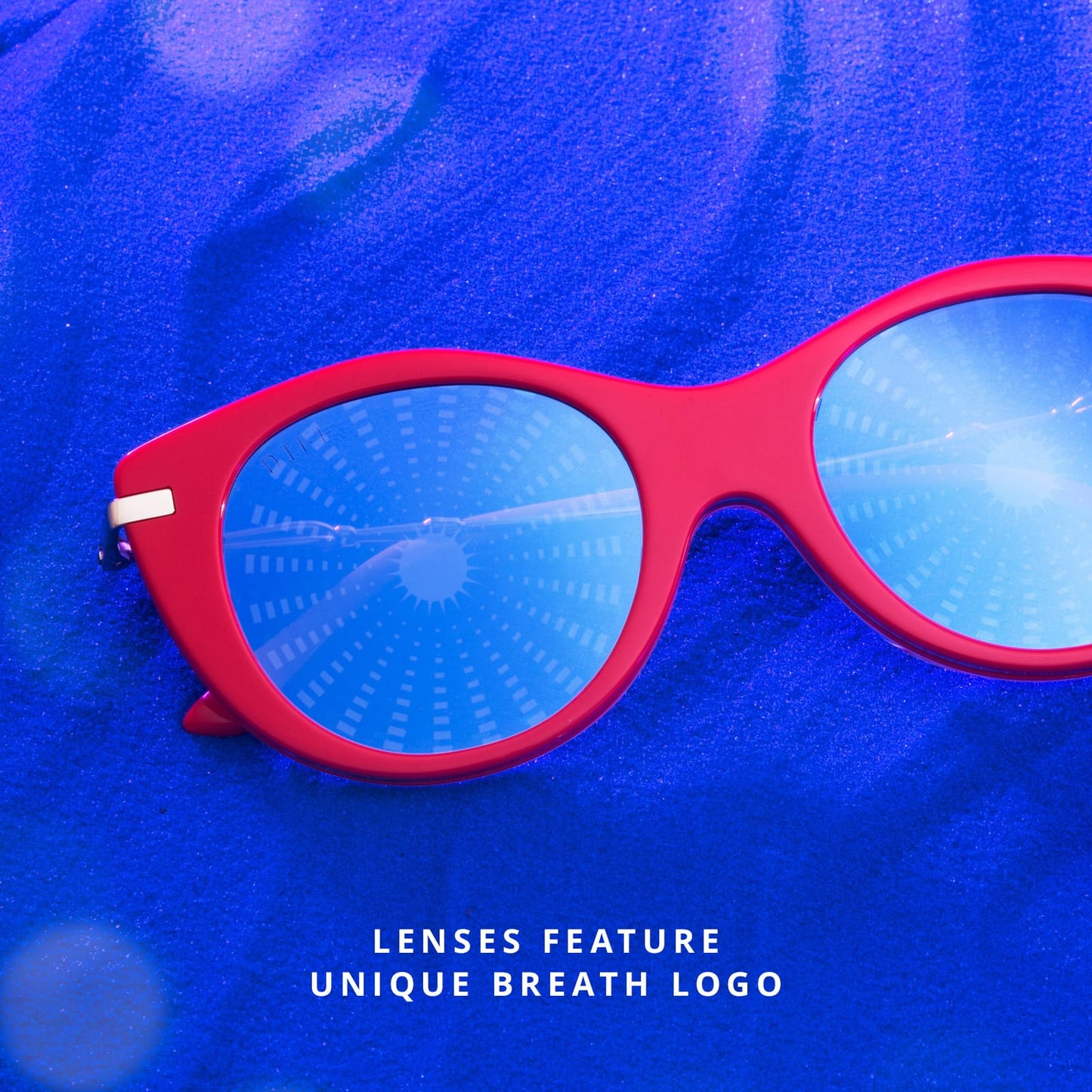 LUNA LOVEGOOD™ - LUNA PINK + PURPLE MIRROR SUNGLASSES
