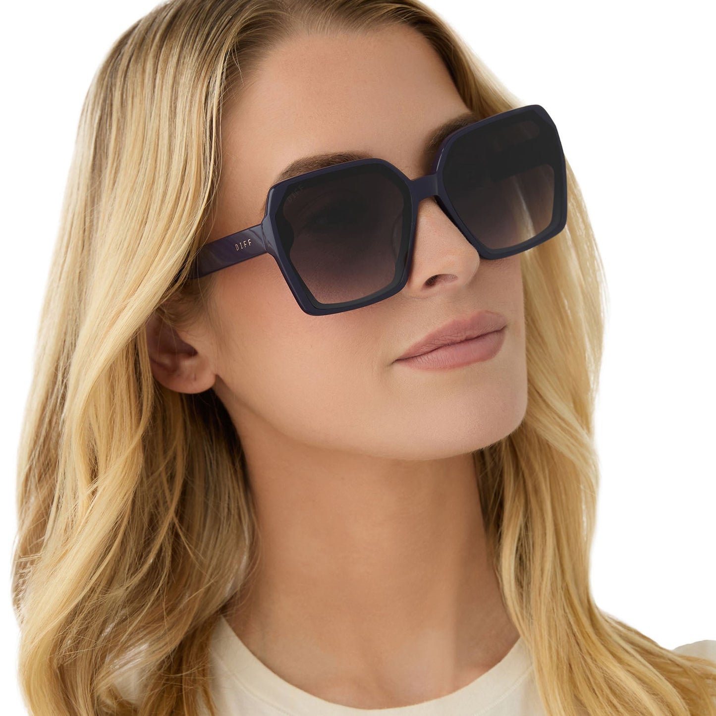 PRESLEY - ROYAL + GREY GRADIENT SUNGLASSES