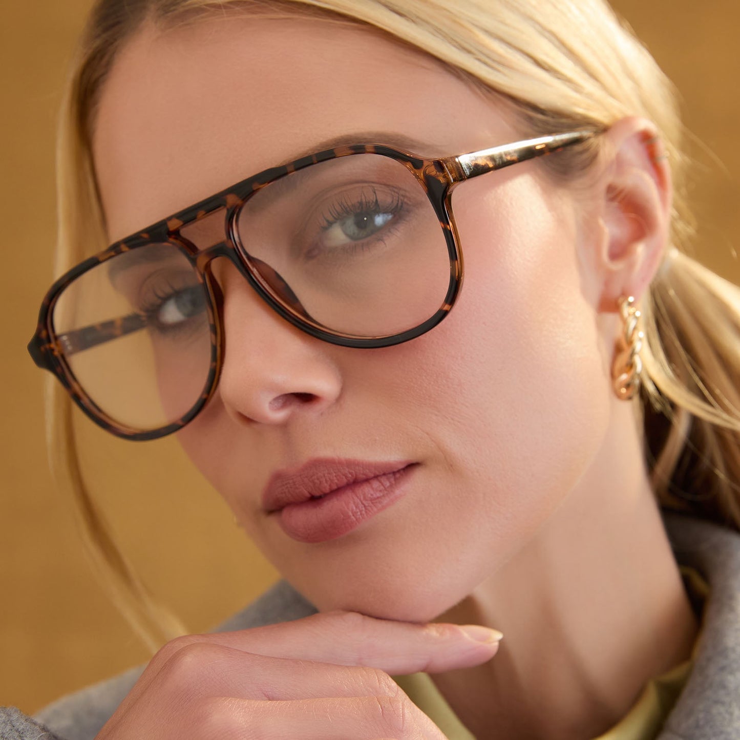 TATUM - ESPRESSO TORTOISE + BLUE LIGHT READERS