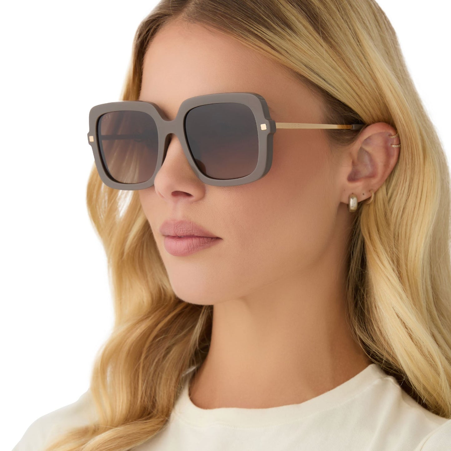 SANDRA - LONDON STONE + TRUFFLE GRADIENT SUNGLASSES