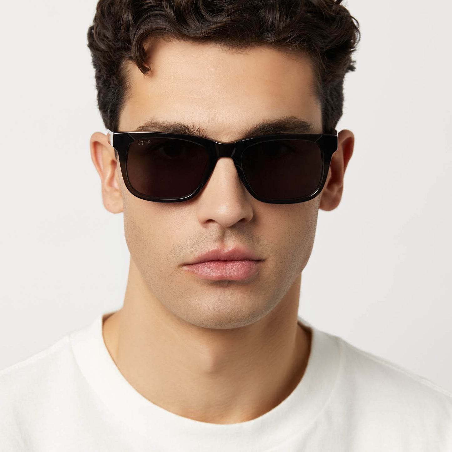 WESLEY - BLACK SMOKE CRYSTAL + GREY + POLARIZED SUNGLASSES