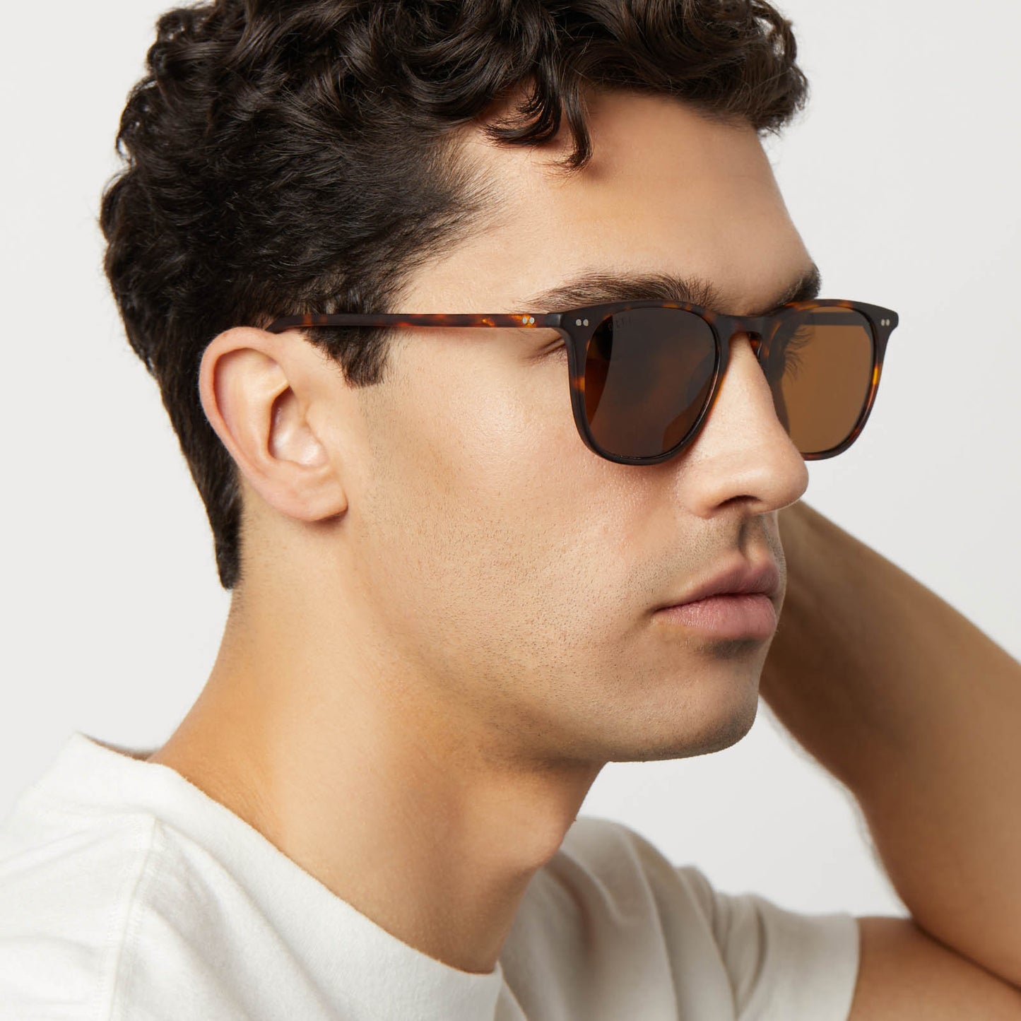 MAXWELL XL - MATTE RICH TORTOISE + BROWN + POLARIZED SUNGLASSES
