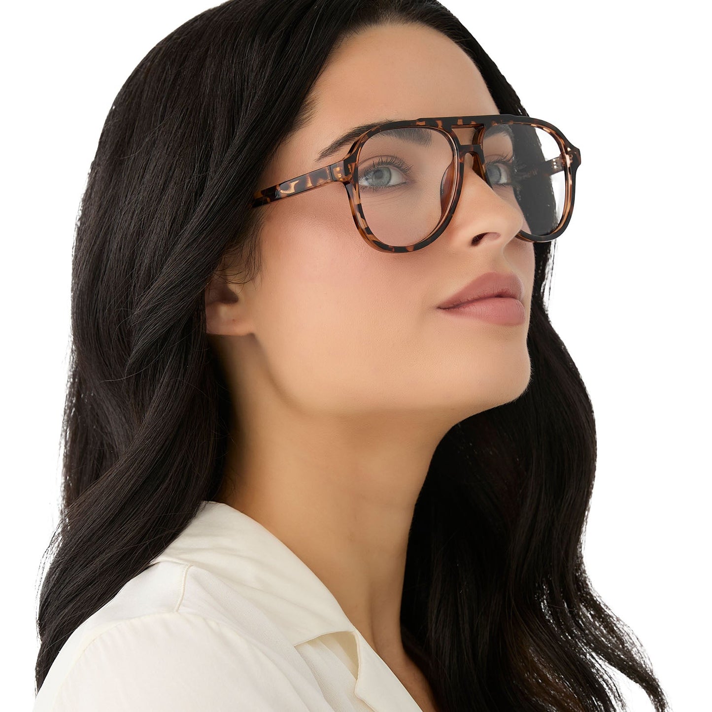 TATUM - ESPRESSO TORTOISE + BLUE LIGHT READERS