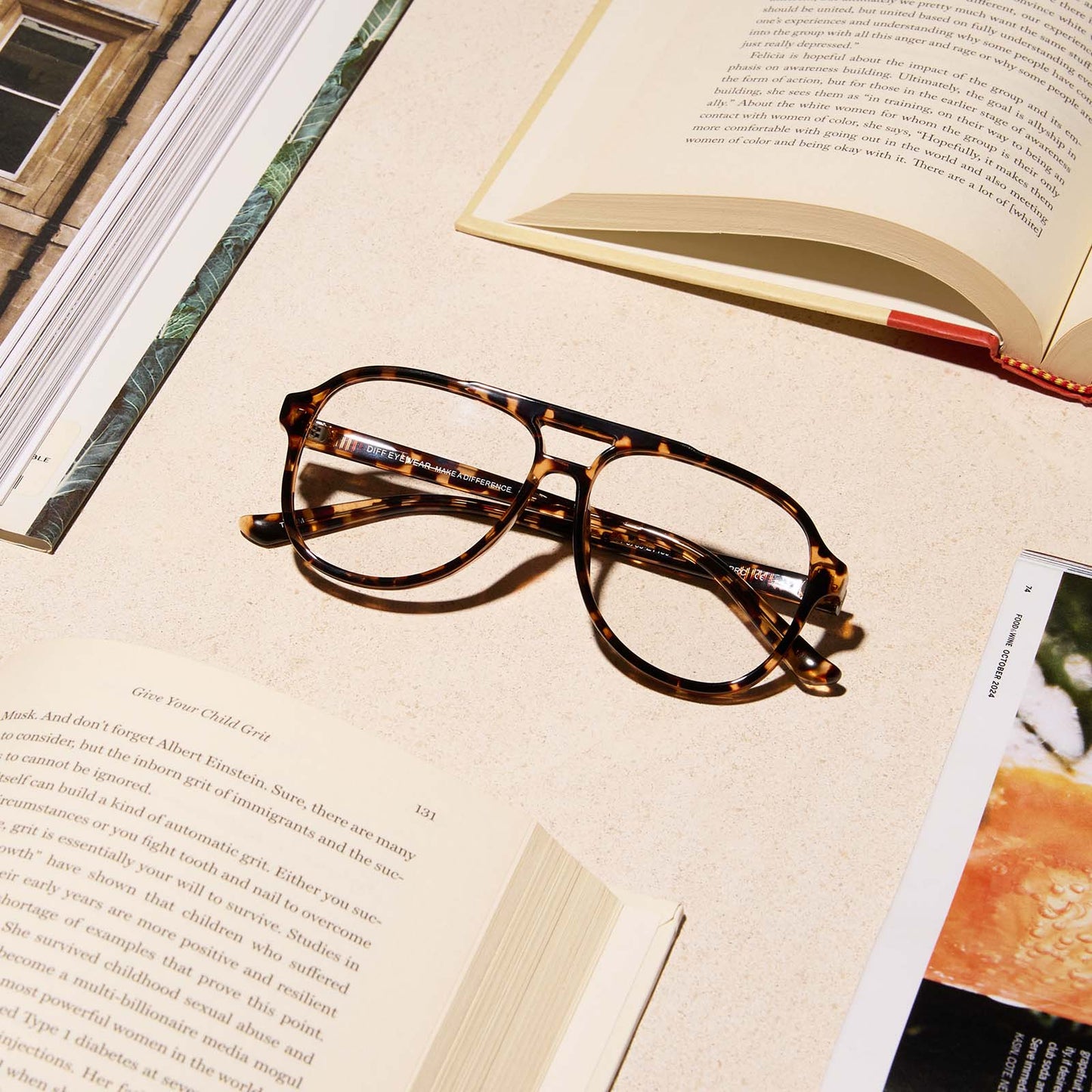 TATUM - ESPRESSO TORTOISE + BLUE LIGHT READERS