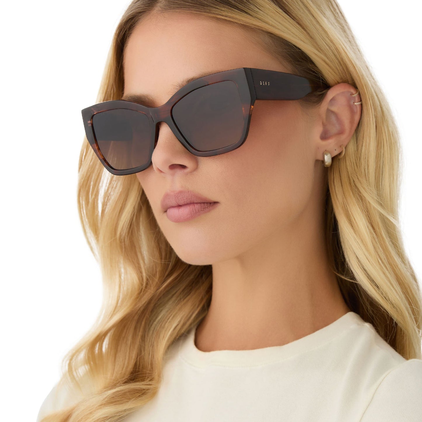 VIVIENNE - SEQUOIA TORTOISE + BROWN GRADIENT + POLARIZED SUNGLASSES