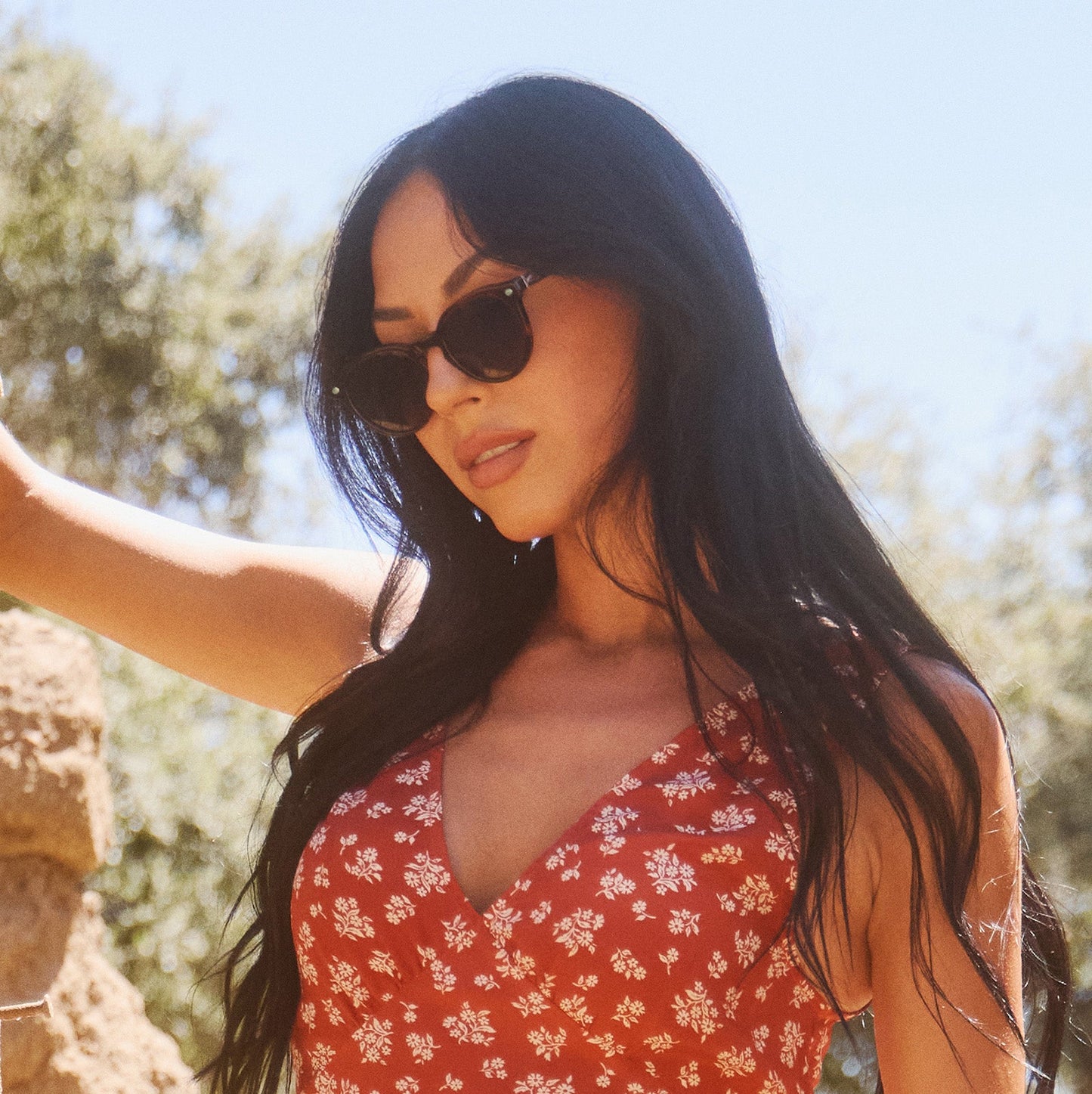BETH - WARM SEQUOIA TORTOISE + MONTANA SKY + POLARIZED SUNGLASSES