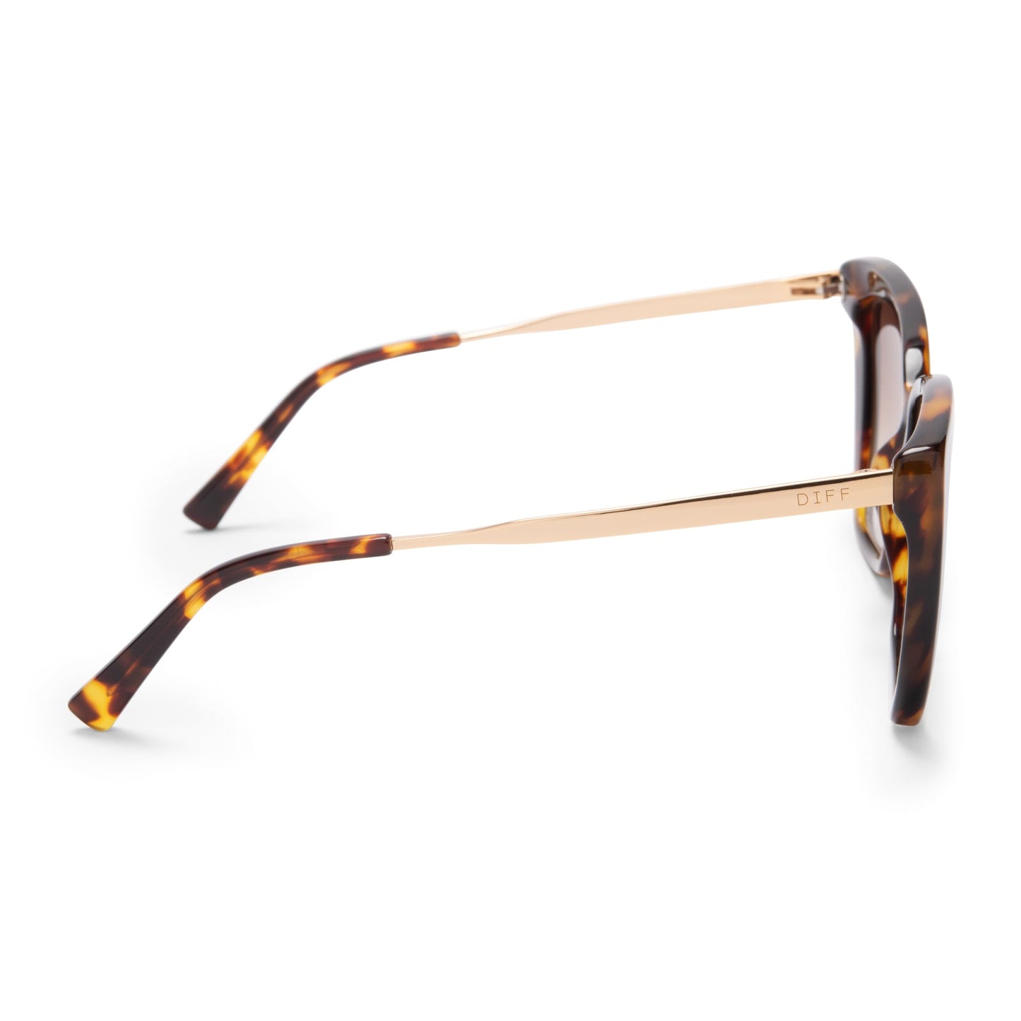 BECKY IV - AMBER TORTOISE + BROWN GRADIENT POLARIZED SUNGLASSES