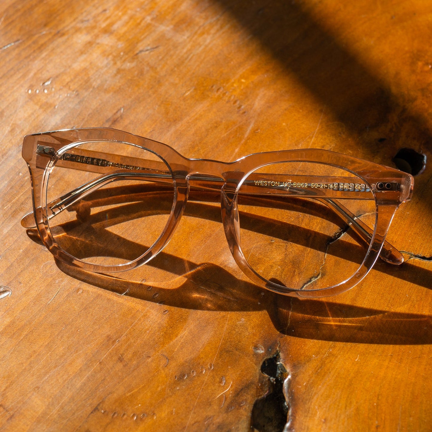 WESTON - VINTAGE CRYSTAL + PRESCRIPTION GLASSES