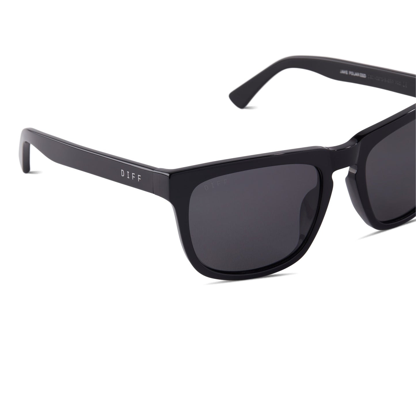JAKE - BLACK + GREY POLARIZED SUNGLASSES