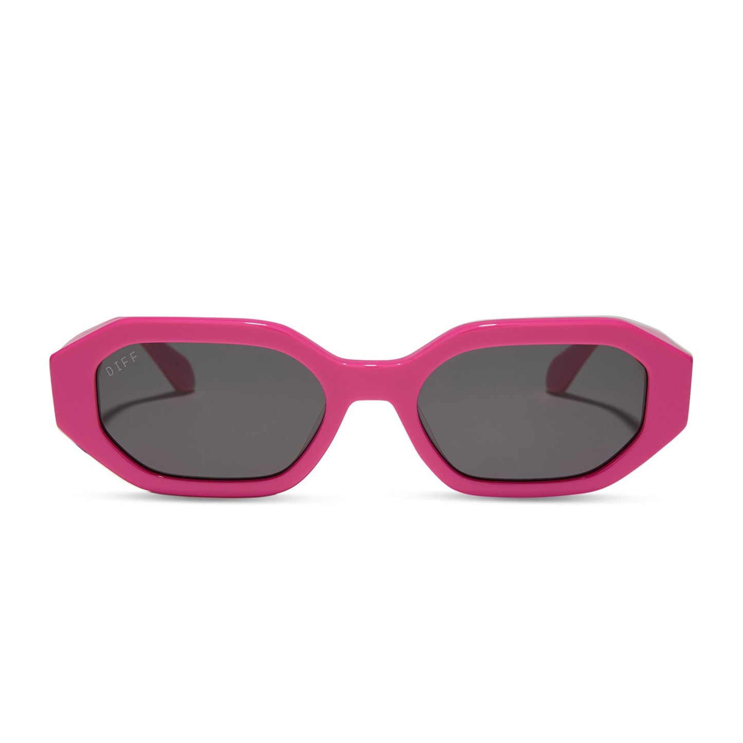 ALLEGRA - BRIGHT PINK + GREY SUNGLASSES