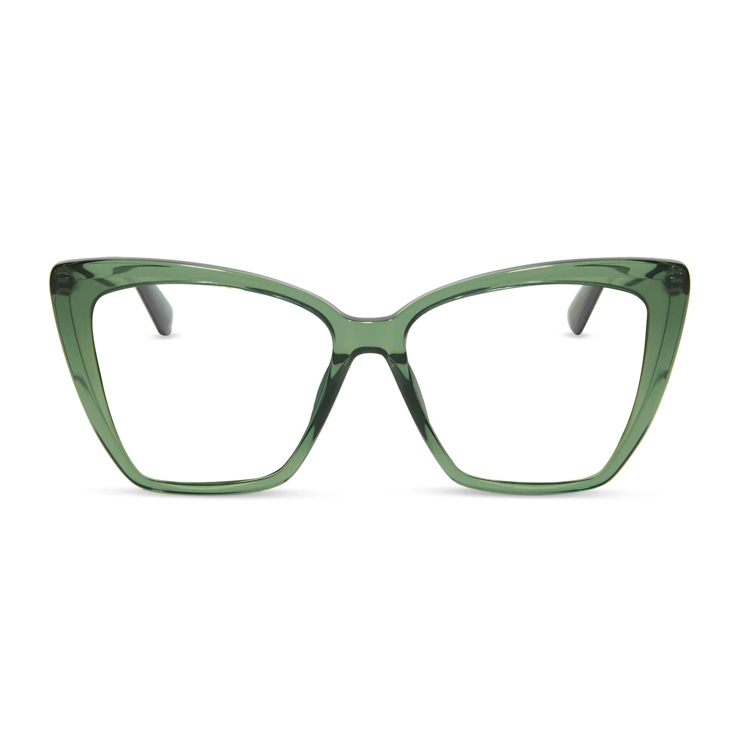 BECKY II - SAGE CRYSTAL + PRESCRIPTION GLASSES