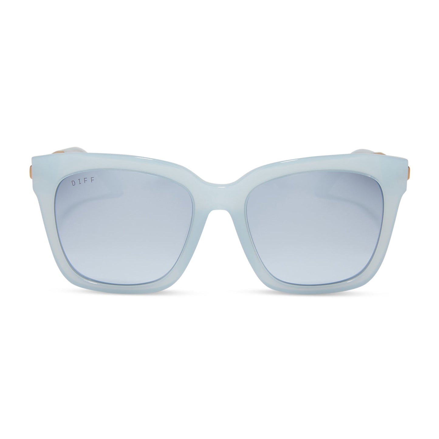 BELLA - BLUE DUST + BLUE GRADIENT FLASH SUNGLASSES