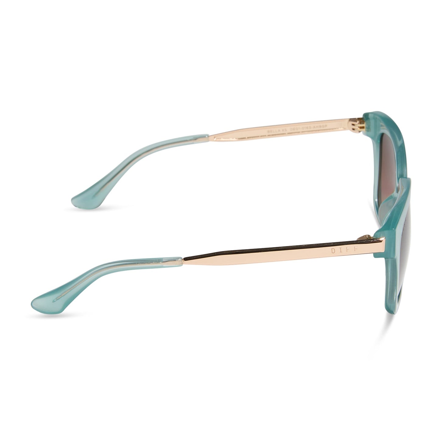 BELLA XS - AQUATIC AWE + BROWN GRADIENT + POLARIZED SUNGLASSES