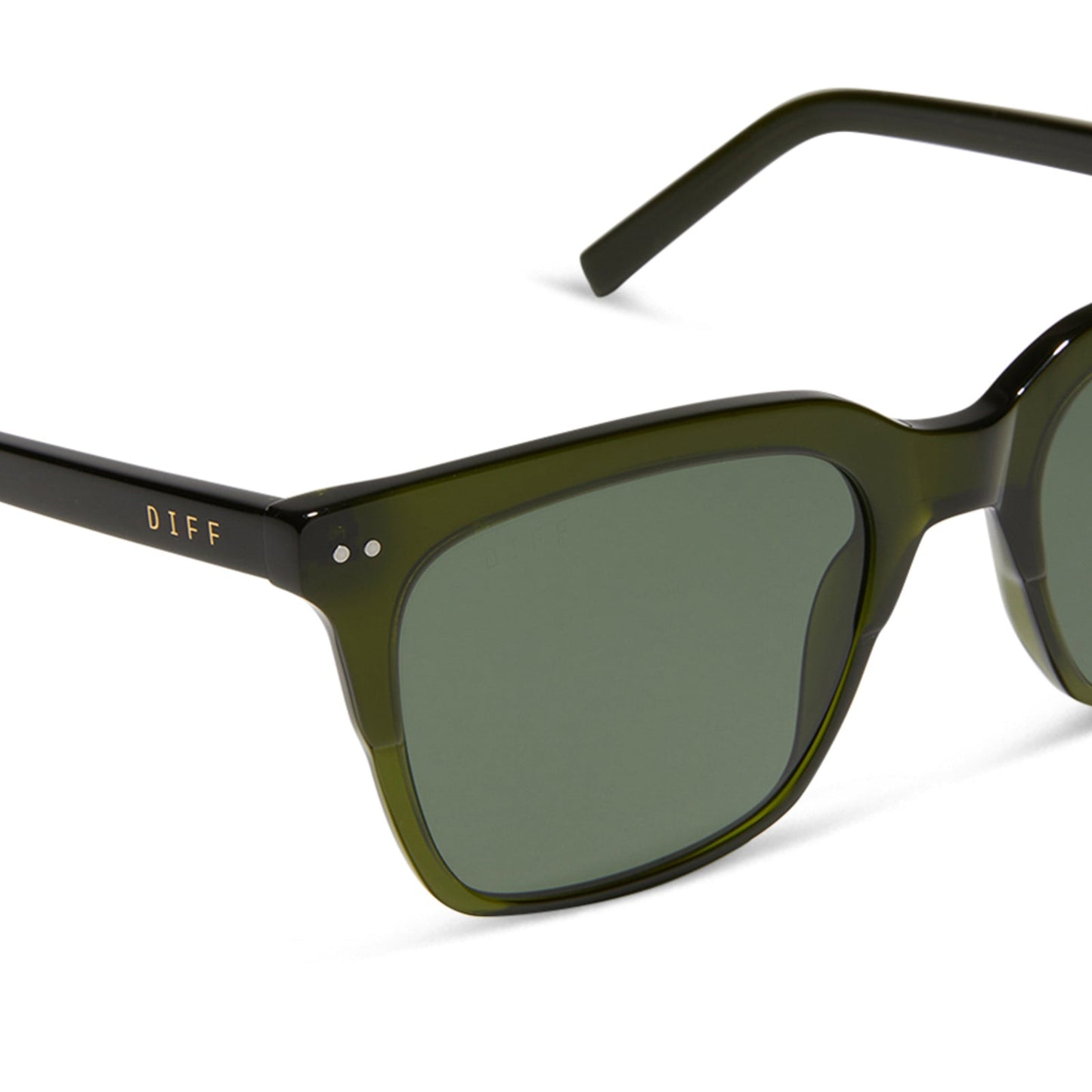 BILLIE XL - DARK OLIVE CRYSTAL + G15 + POLARIZED SUNGLASSES