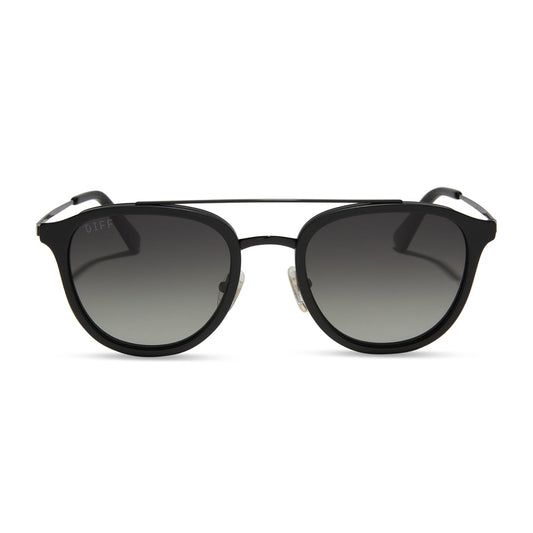 CAMDEN - MATTE BLACK + GREY GRADIENT POLARIZED SUNGLASSES