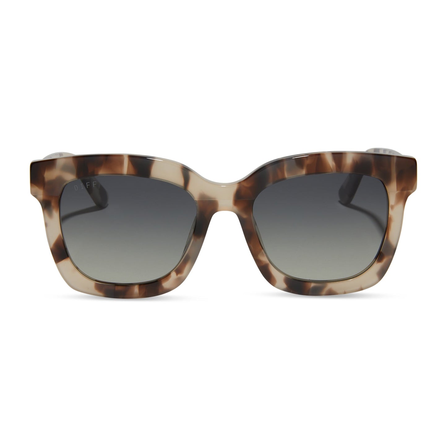 CARSON - CREAM TORTOISE + GREY GRADIENT + POLARIZED SUNGLASSES