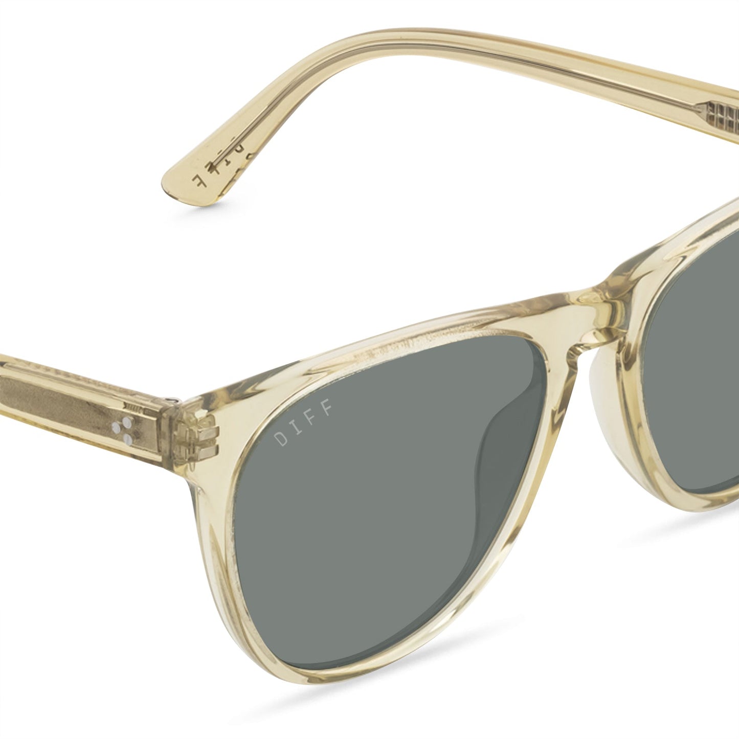 DARREN - PLATINUM CRYSTAL + G15 POLARIZED SUNGLASSES