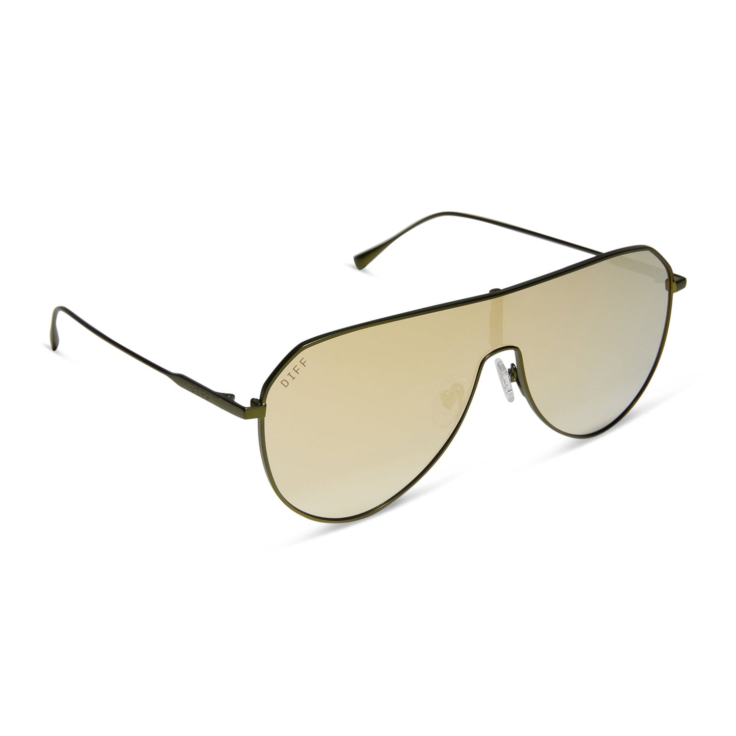 DASH SHIELD - MOSS METAL + MOSS MIRROR SUNGLASSES