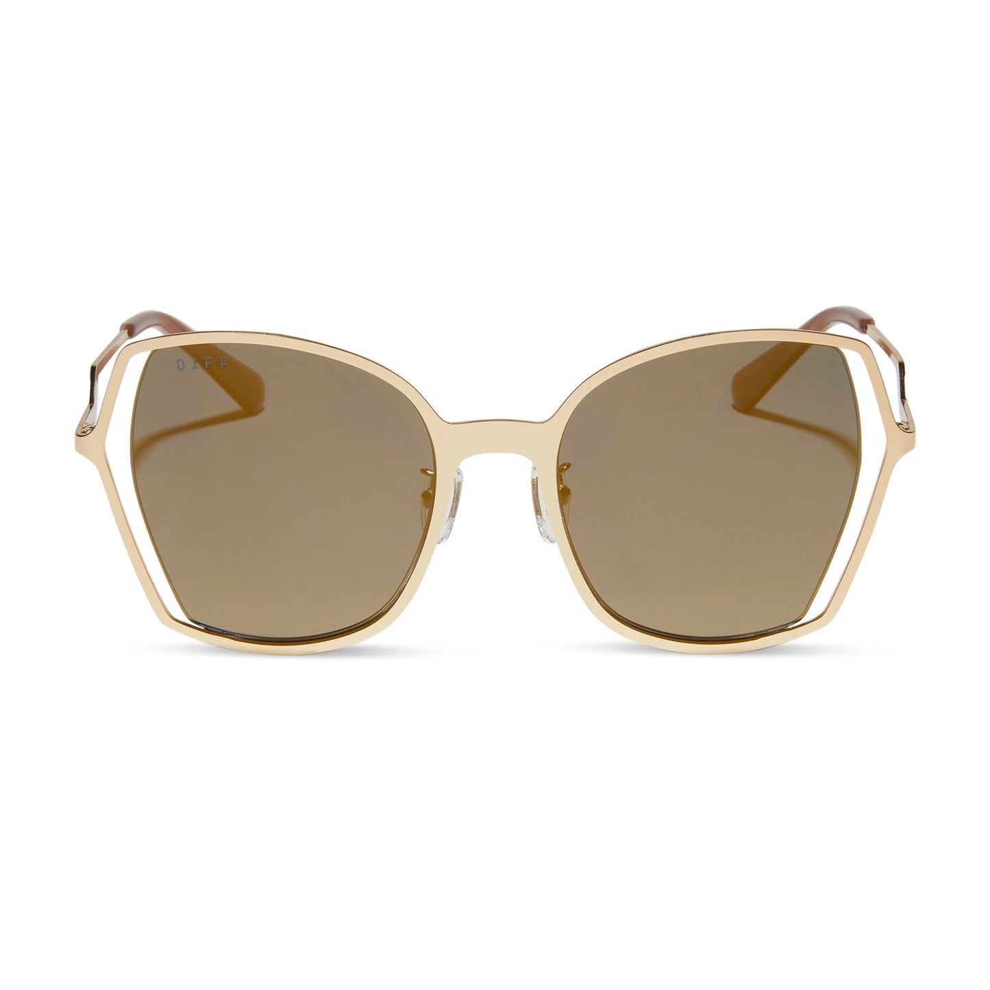 DONNA III - GOLD + GOLD MIRROR + POLARIZED SUNGLASSES