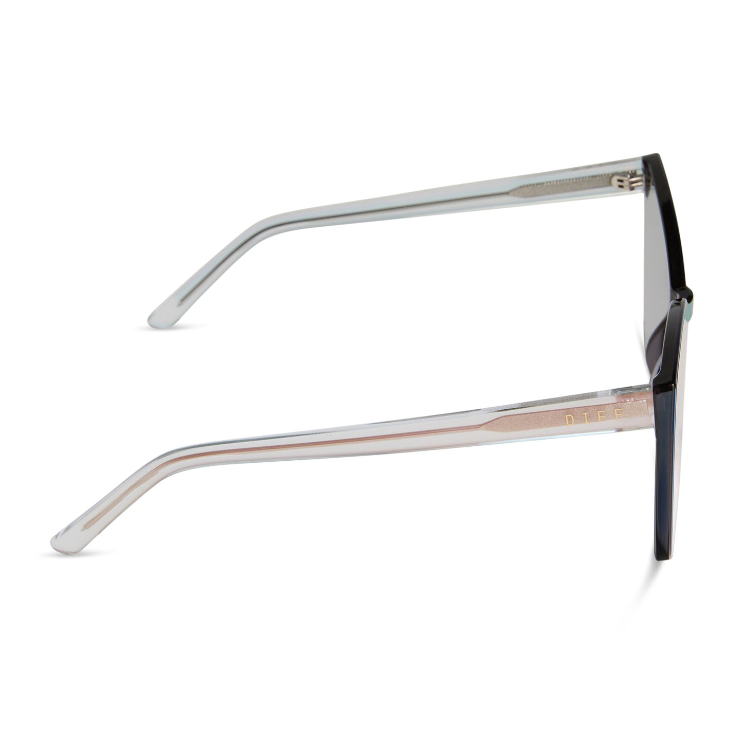 GOLDIE - OPALESCENT PINK + CHERRY BLOSSOM MIRROR SUNGLASSES