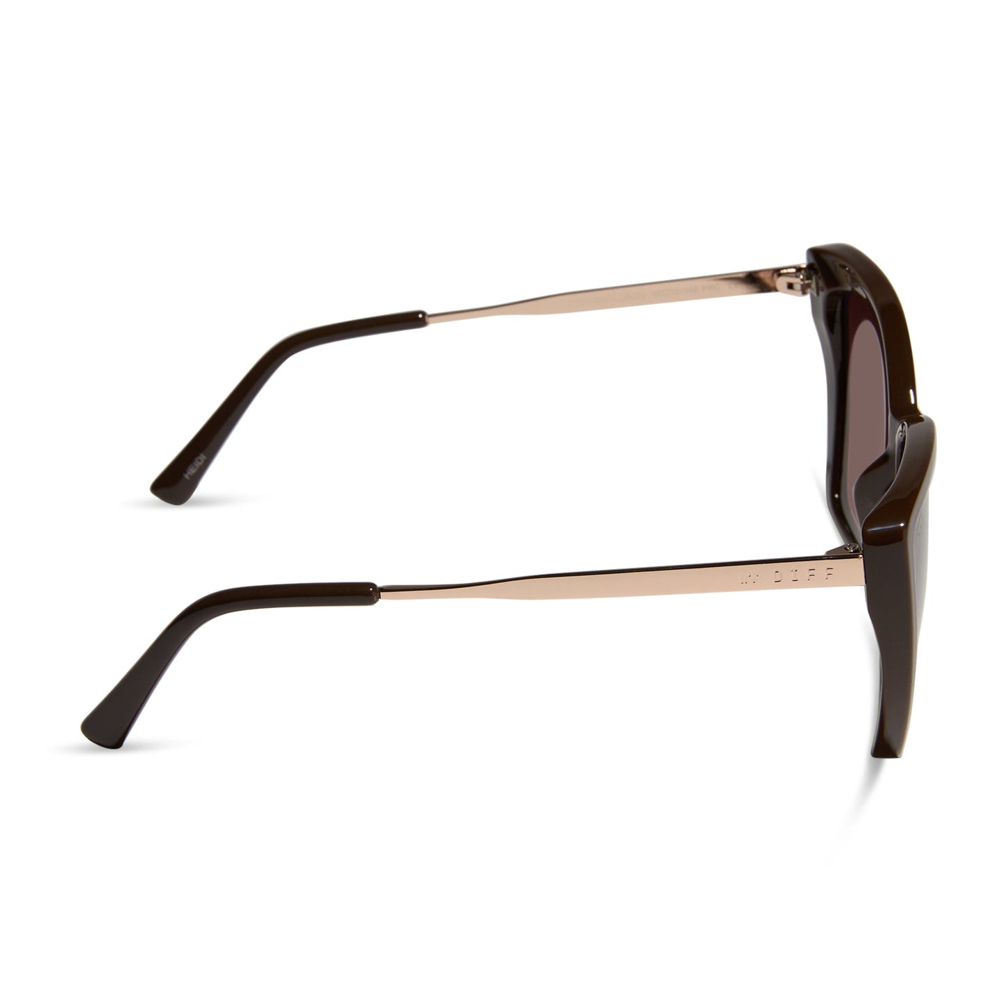 HEIDI - MAHOGANY + BROWN GRADIENT SUNGLASSES