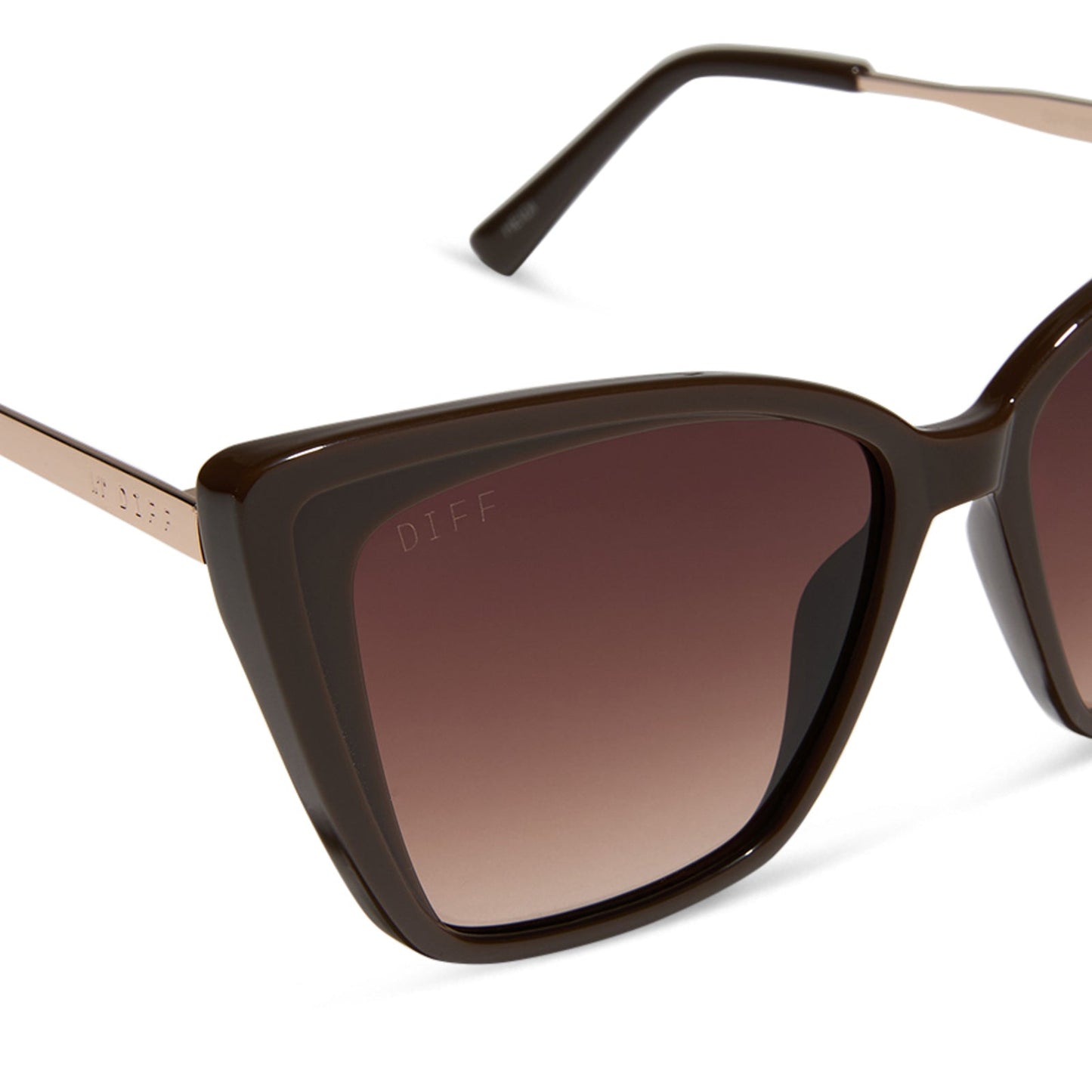 HEIDI - MAHOGANY + BROWN GRADIENT SUNGLASSES