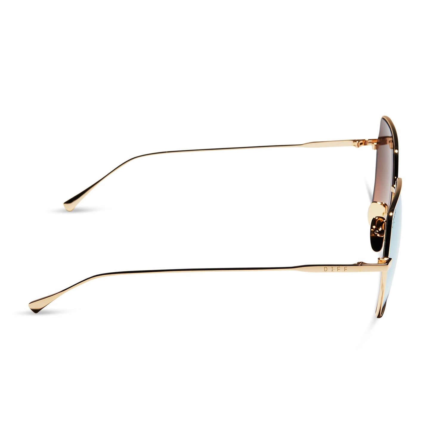 HARLOWE - GOLD + TAUPE FLASH SUNGLASSES