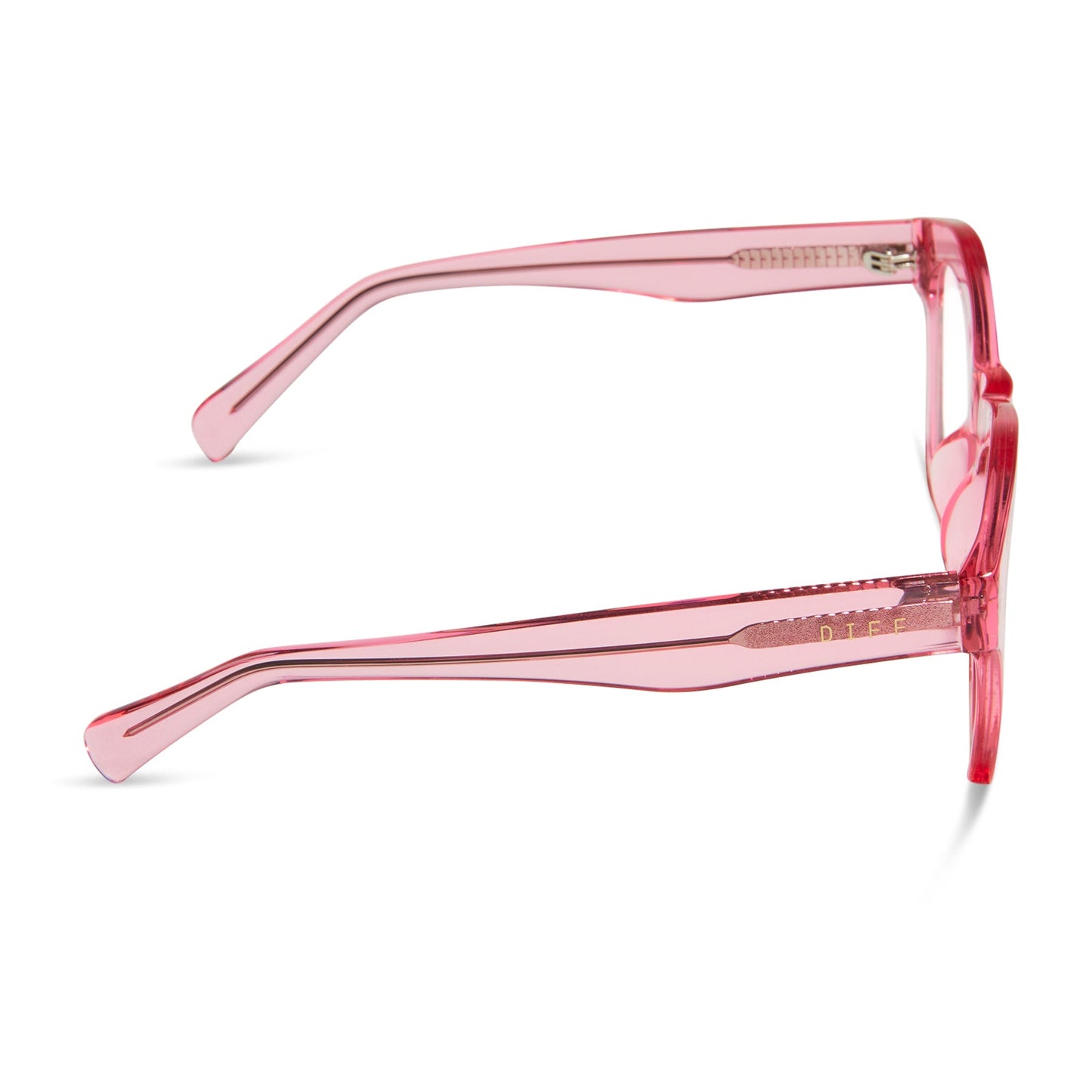 HAYDEN - CANDY PINK CRYSTAL + PRESCRIPTION GLASSES