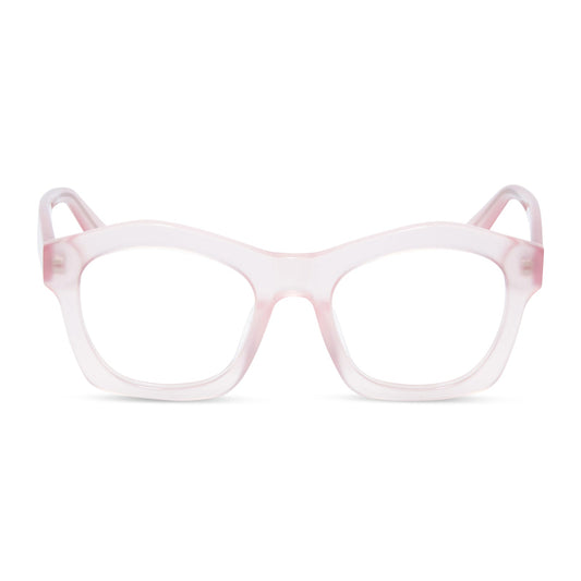 HAYDEN - ROSE TEA PINK + PRESCRIPTION GLASSES