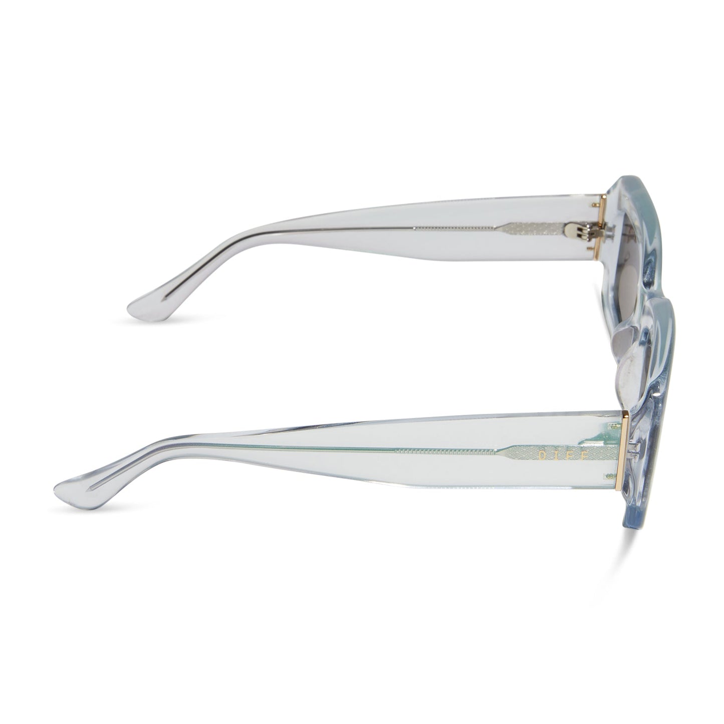 INDY - OPALESCENT TURQUOISE + TURQUOISE ICE MIRROR SUNGLASSES