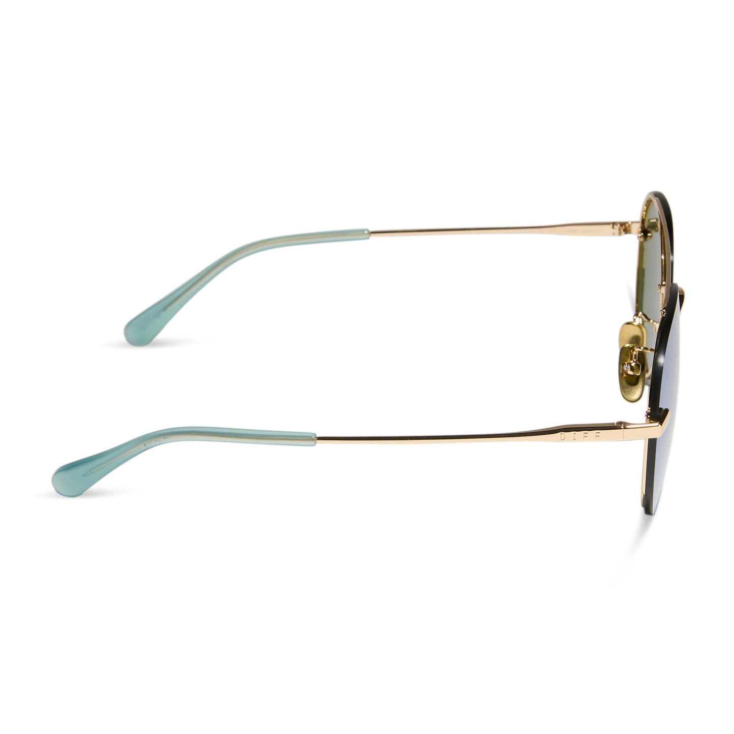 LENOX XS - GOLD + AQUATIC AWE MIRROR SUNGLASSES