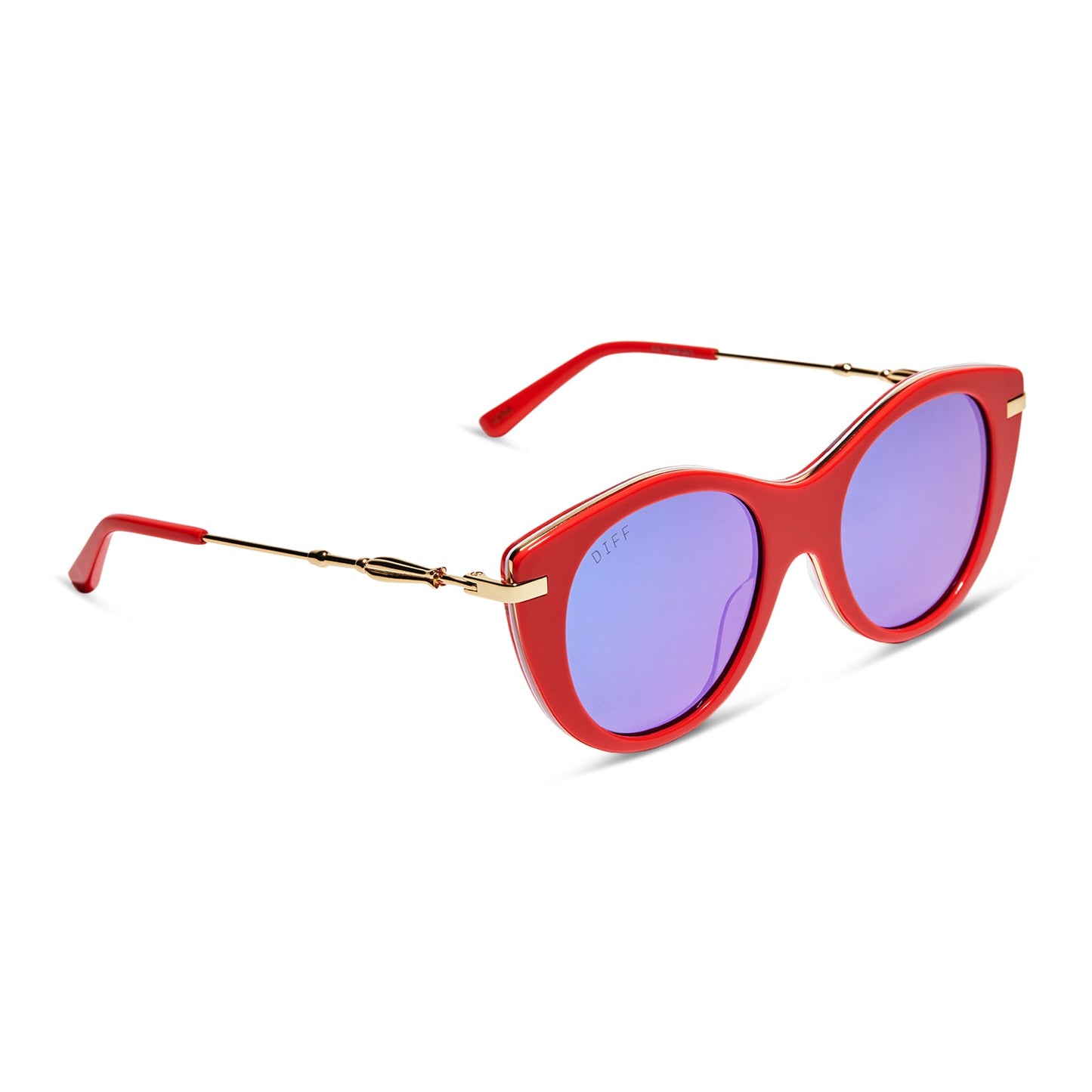 LUNA LOVEGOOD™ - LUNA PINK + PURPLE MIRROR SUNGLASSES