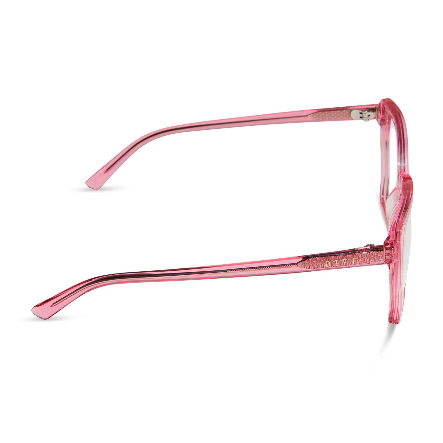 MAISIE - CANDY PINK CRYSTAL + PRESCRIPTION GLASSES