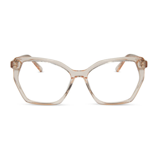 MAISIE - VINTAGE ROSE CRYSTAL + PRESCRIPTION GLASSES