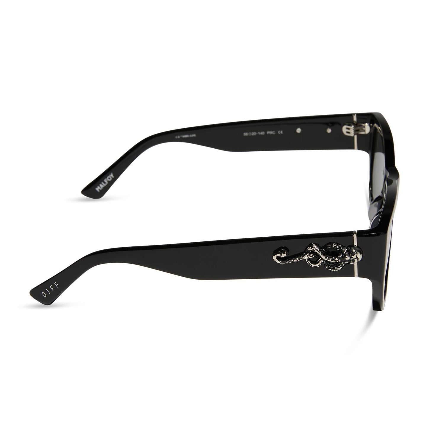 MALFOY™️ - BLACK + GREY SUNGLASSES