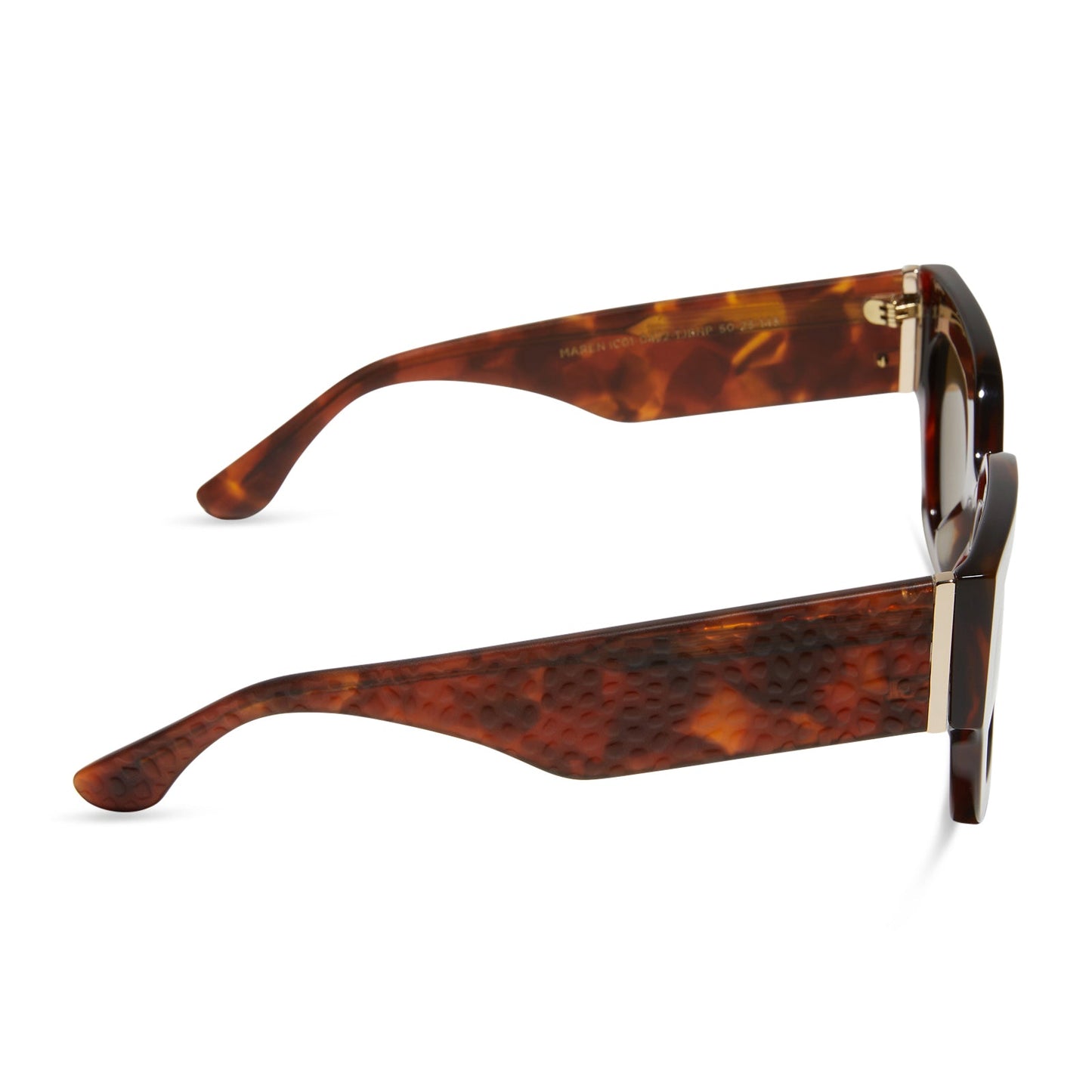 MAREN - SALTED CARAMEL TORTOISE + BROWN + POLARIZED SUNGLASSES