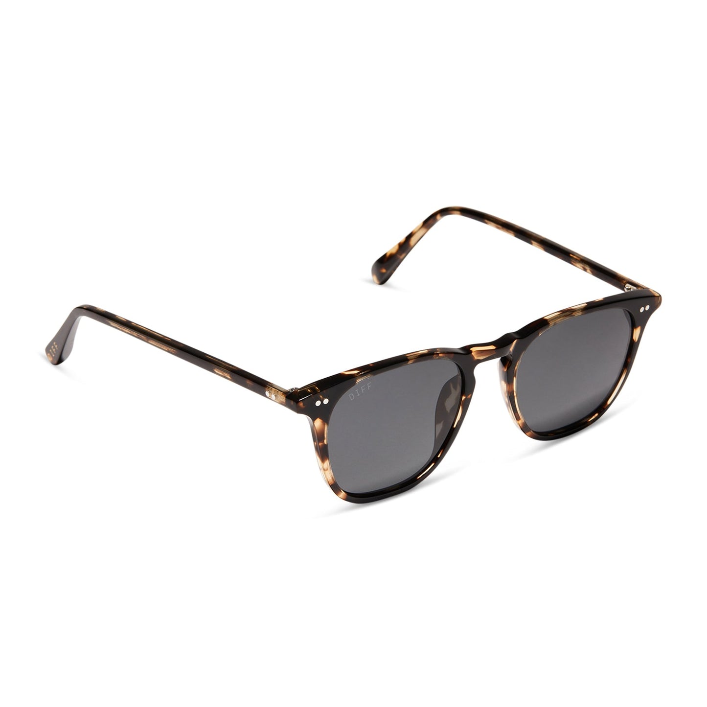 MAXWELL - ESPRESSO TORTOISE + GREY + POLARIZED SUNGLASSES